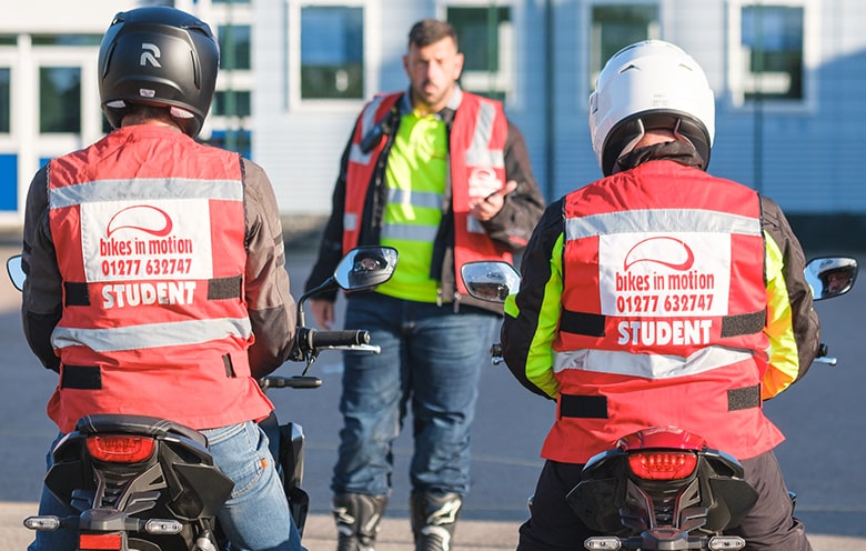 Get in touch about motorbike training