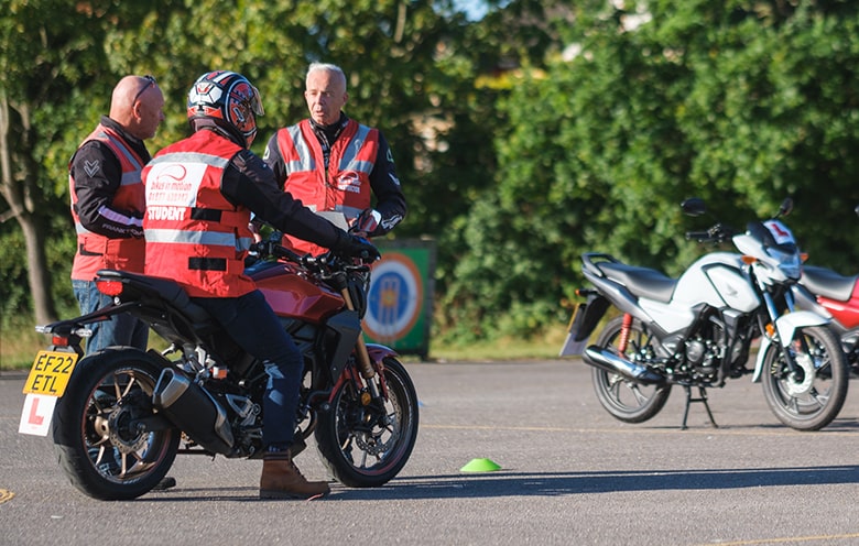 Advanced motorbike training